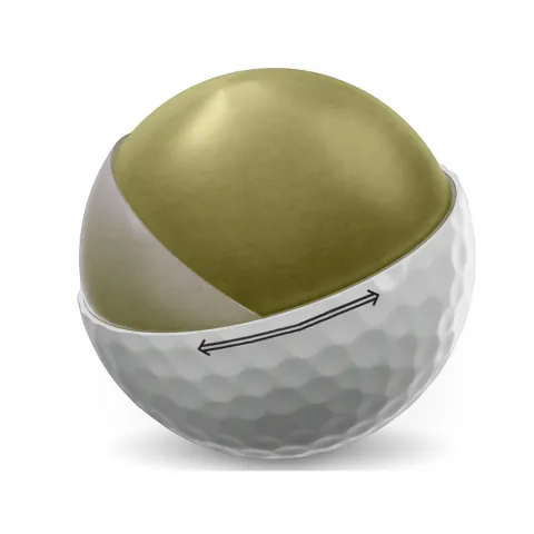 Three Piece Casting Polyurethane Golf Ball Angle 2